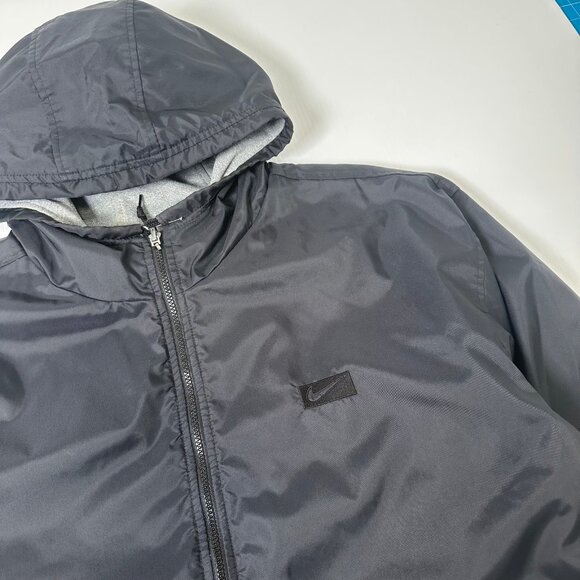 90s Nike Reversible Full Zip Swoosh Jacket L - Picture 6 of 7